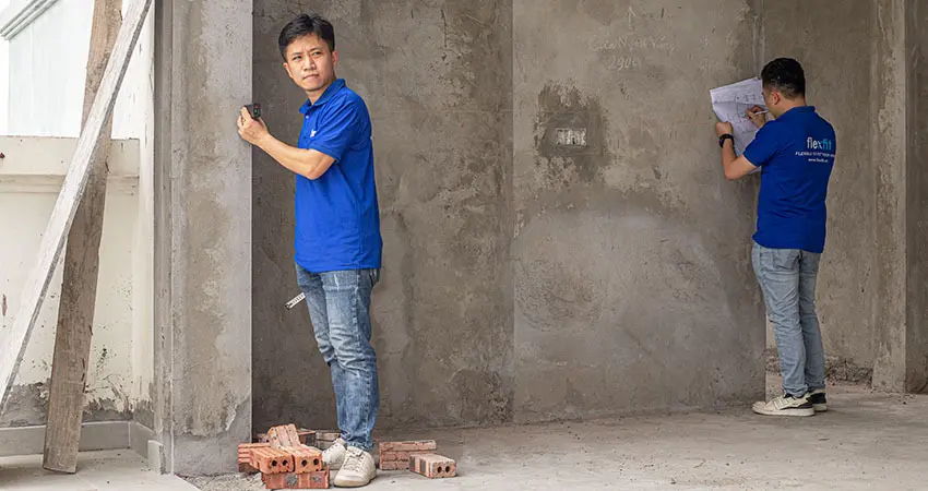 Tiếp nhận mặt bằng